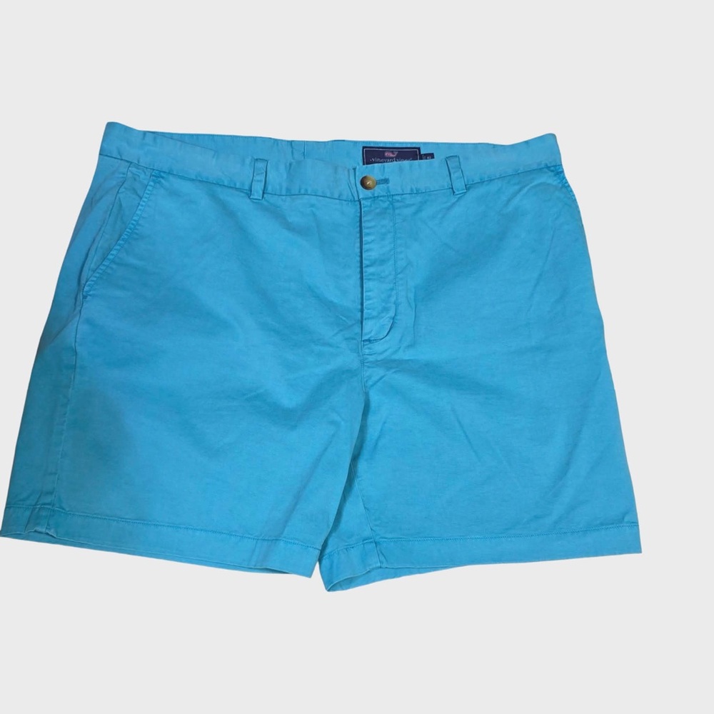 Vineyard Vines Men's Bright Turquoise Cotton Shorts